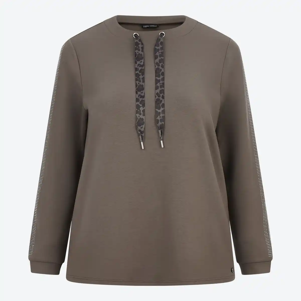 Bild 3 von Damen-Sweatshirt mit U-Bootausschnitt, große Größen