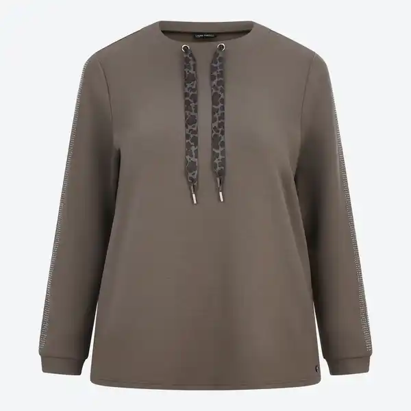 Bild 3 von Damen-Sweatshirt mit U-Bootausschnitt, große Größen