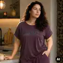 Bild 1 von Damen-Shirt mit Viskose, große Größen