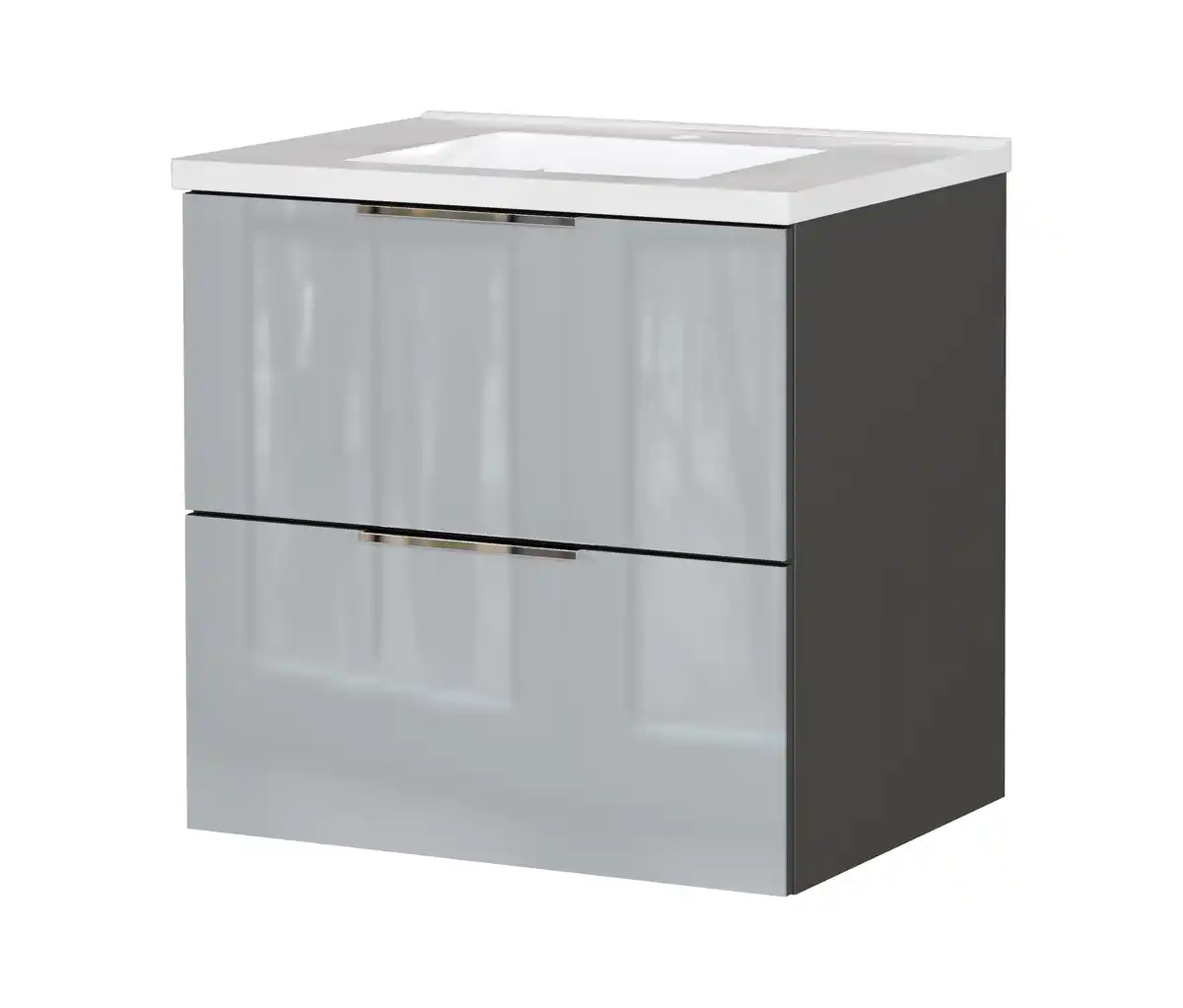 Bild 1 von Waschtisch »Celano« inkl. Becken, graphit-silbergrau, 61 cm