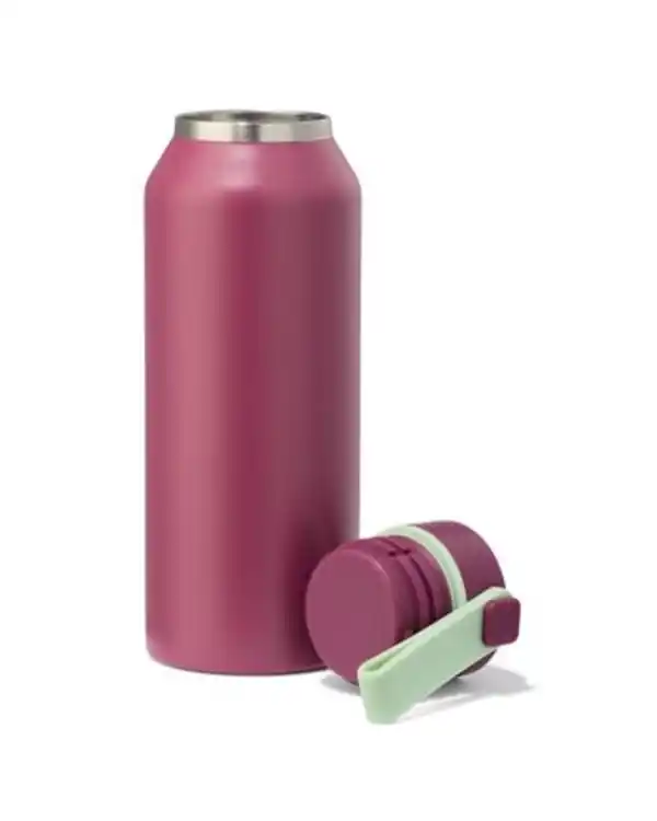 Bild 3 von Thermosflasche, 350 ml, Edelstahl, burgunderrot