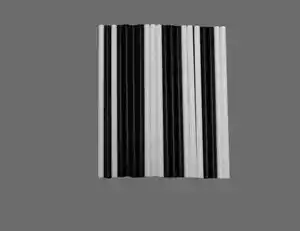 Trinkhalme 20 Stück Papier schwarz/weiß