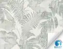 Bild 1 von Vorgeleimte Vliestapete Blätter Beige, Grün