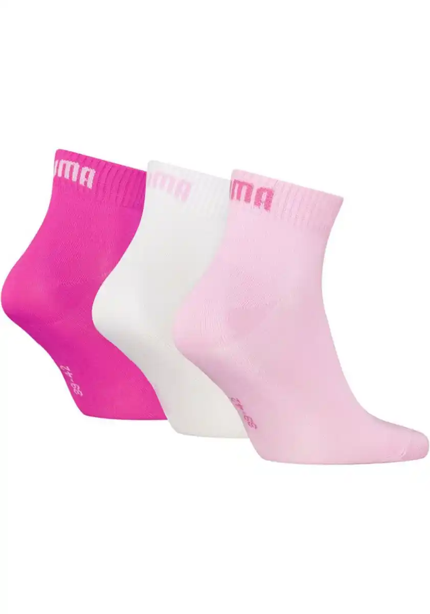 Bild 1 von PUMA Kurzsocken PUMA UNISEX QUARTER PLAIN 3P (3 Paar) Atmungsaktiv, Rippenbündchen, weiche Baumwollmischung