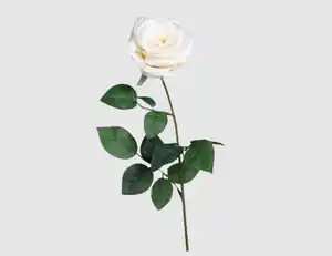 Kunstblume Rose Creme