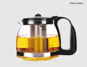 Teekanne Edelstahleinsatz Glas