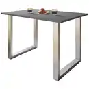 Bild 1 von Mid.you Schreibtisch, Anthrazit, Silber, Holzwerkstoff, Kufe, 50x76x110 cm, Arbeitszimmer, Schreibtische, Bürotische