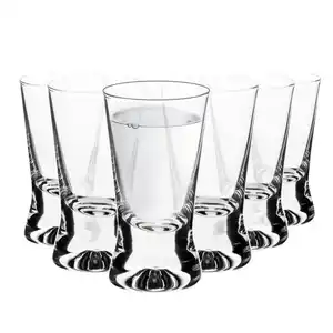Krosno Glass Schnapsgläser,, Transparent, Glas, Hergestellt in Europa, leicht zu reinigen, Essen & Trinken, Gläser, Schnapsgläser