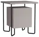 Bild 1 von Nachttisch Acres ca. 40x45x40 cm Beige, Beige