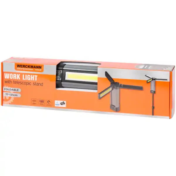 Bild 3 von Werckmann Aufladbare Arbeitsleuchte auf Stativ