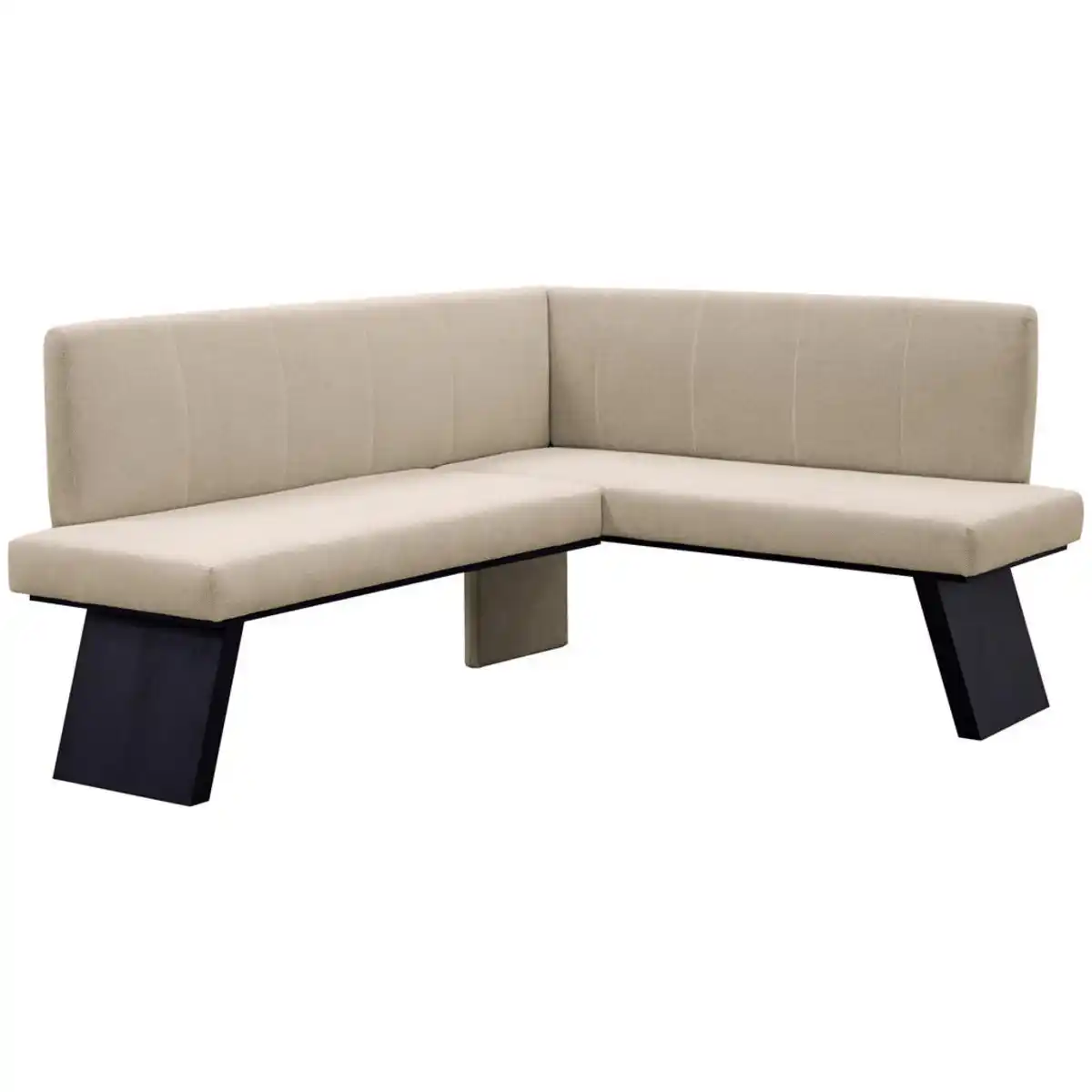 Bild 1 von Eckbank, Weiß, Textil, L-Form, 185x150 cm, Esszimmer, Bänke, Eckbänke