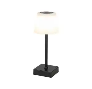 LED-Tischleuchte Emo Weiß/Schwarz max. 2 Watt, Schwarz, Weiß