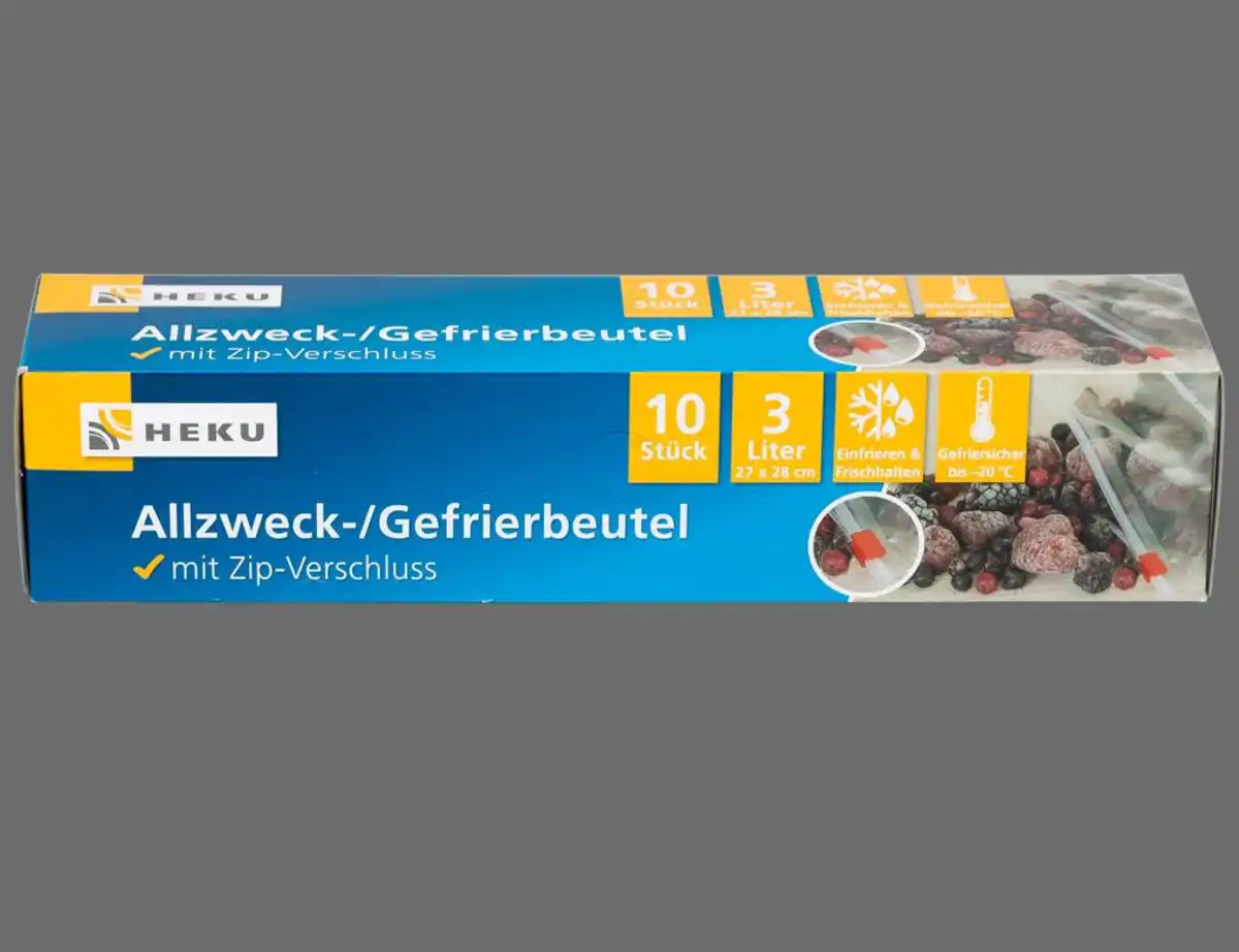 Bild 1 von Gefrierbeutel mit Zip 3L