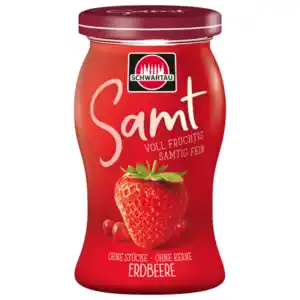 Schwartau Samt Erdbeere Fruchtaufstrich ohne Stücke & ohne Kerne 270g