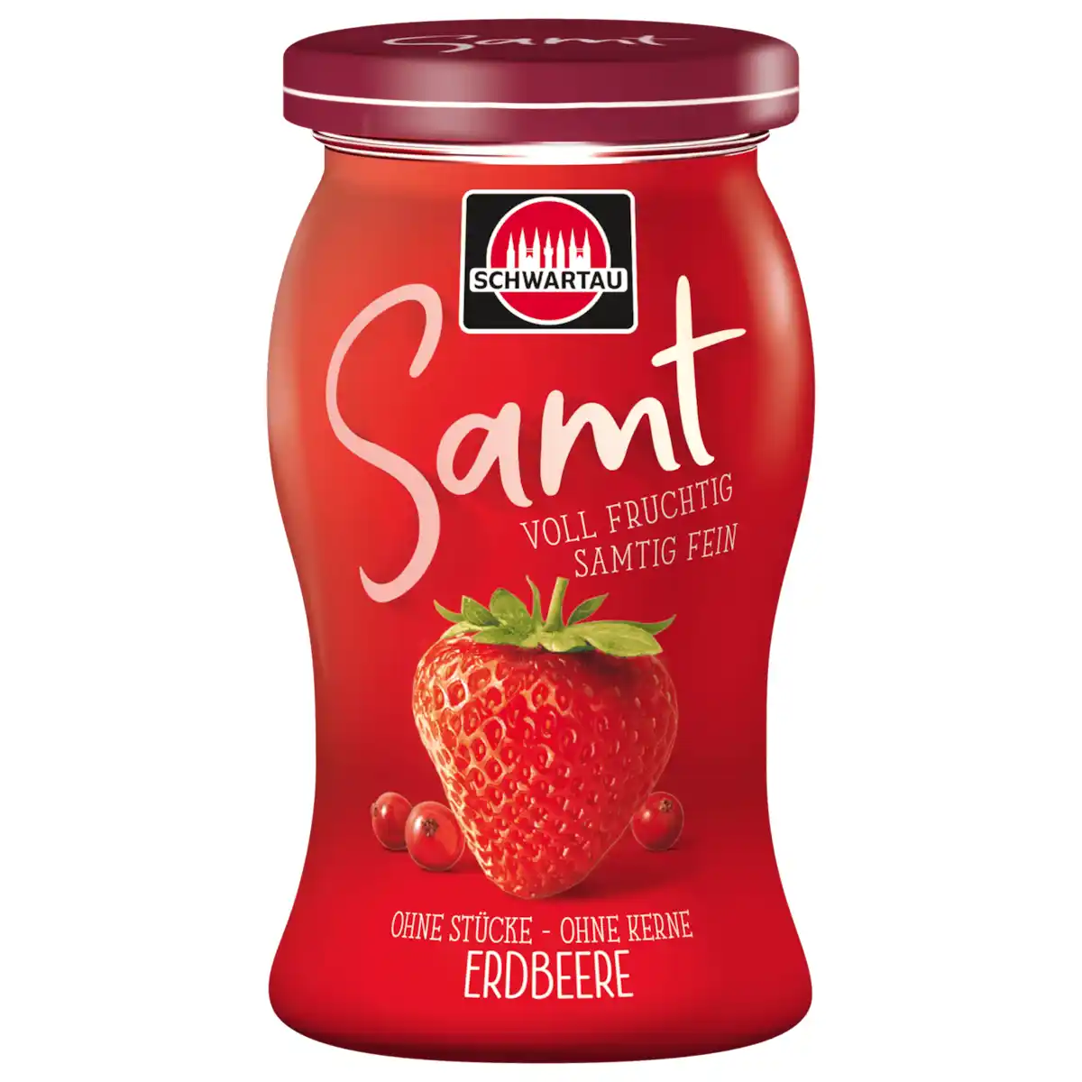 Bild 1 von Schwartau Samt Erdbeere Fruchtaufstrich ohne Stücke & ohne Kerne 270g