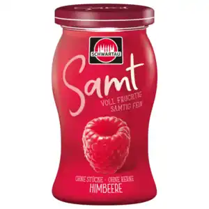 Schwartau Samt Himbeere Fruchtaufstrich ohne Stücke & ohne Kerne 270g