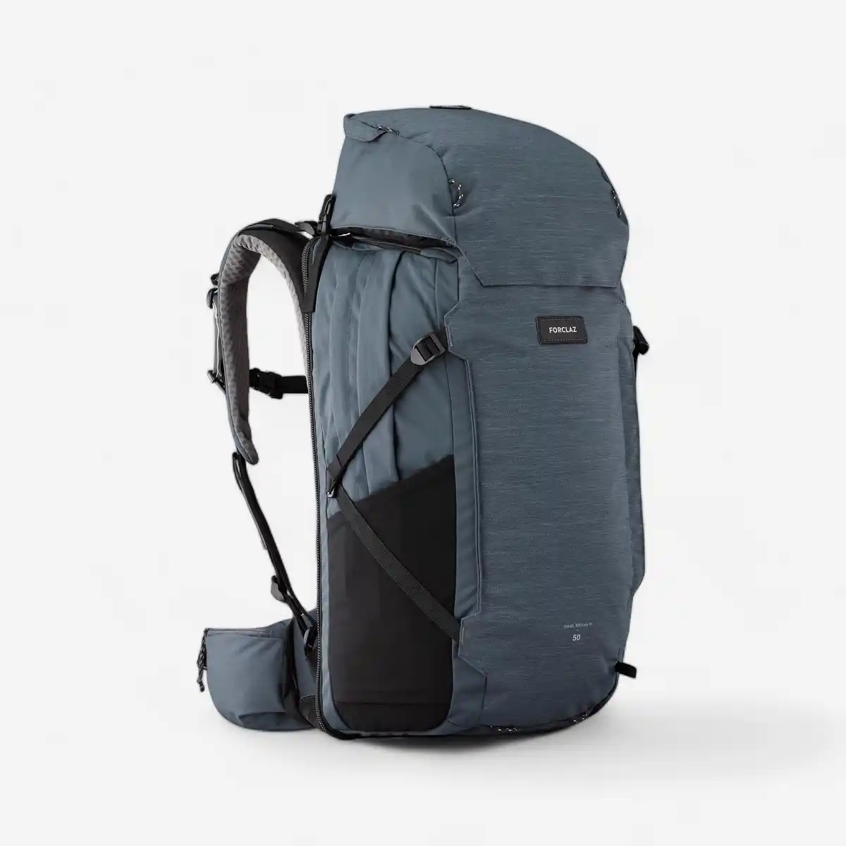 Bild 1 von FORCLAZ Reiserucksack Damen Kofferöffnung - Travel 900 50+6 l grau