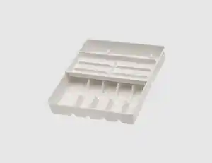 Besteckkasten mit Schieber weiß