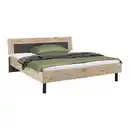 Bild 1 von Bett Bergamo Graphit/Eichefarben, Graphitfarben, Eichefarben