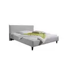 Bild 1 von Livetastic Polsterbett Roswell, Hellgrau, Holz, Buche, massiv, 180x200 cm, Made in Germany, für Lattenrost geeignet, Schlafzimmer, Betten, Polsterbetten