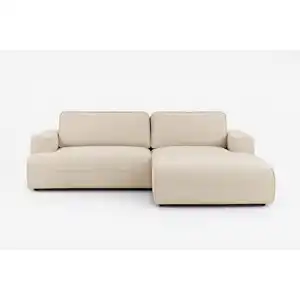 KS Home Concept Ecksofa, Beige, Textil, 271x195 cm, Wohnzimmer, Sofas & Couches, Wohnlandschaften, Ecksofas