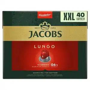 JACOBS Kaffeekapseln 208 g, Lungo Classico