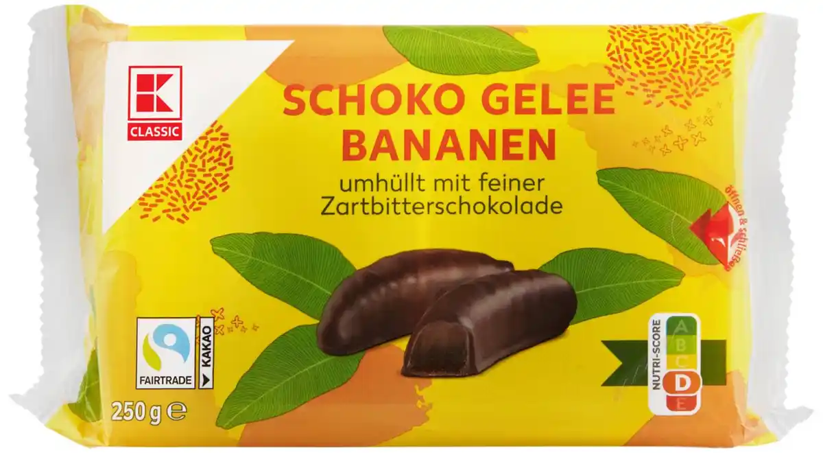 Bild 1 von K-CLASSIC Gelee-Bananen, 250-g-Packg.