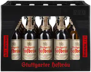 STUTTGARTER HOFBRÄU Bügel Premium, Ka. 20 x 0,5-l-Fl.