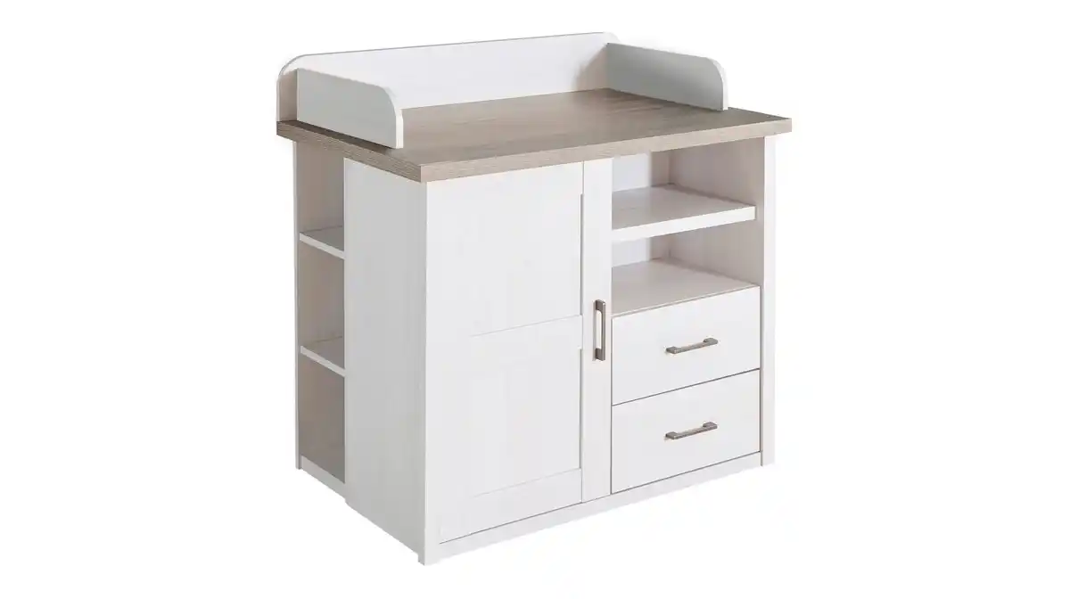 Bild 1 von Wickelkommode Pinie weiß 107 cm x 75 cm Kommode - LUCA