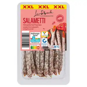 LANDBECK Salametti XXL 200 g, Paprika