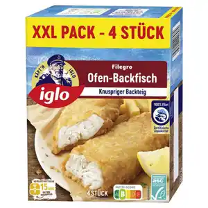 IGLO XXL Filegro Ofen-Backfisch 480 g