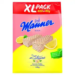 MANNER Waffelschnitten XL 440 g, Zitrone