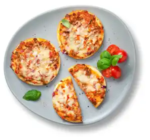 Mini-Pizza Burger Style, Stück