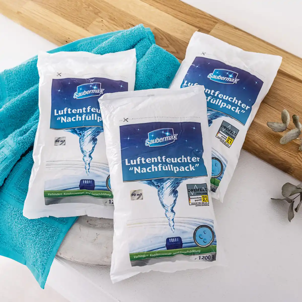 Bild 1 von Saubermax Luftentfeuchter "Nachfüllpack" 3er