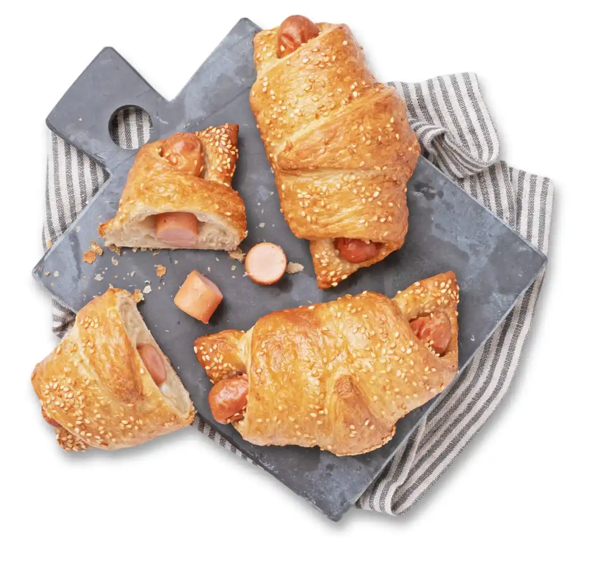 Bild 1 von Croissant mit Geflügelwürstchen, Stück