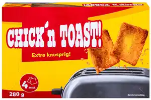 Chick'n Toast oder Cheese Toast, 4 St. = 280-g-Packg.