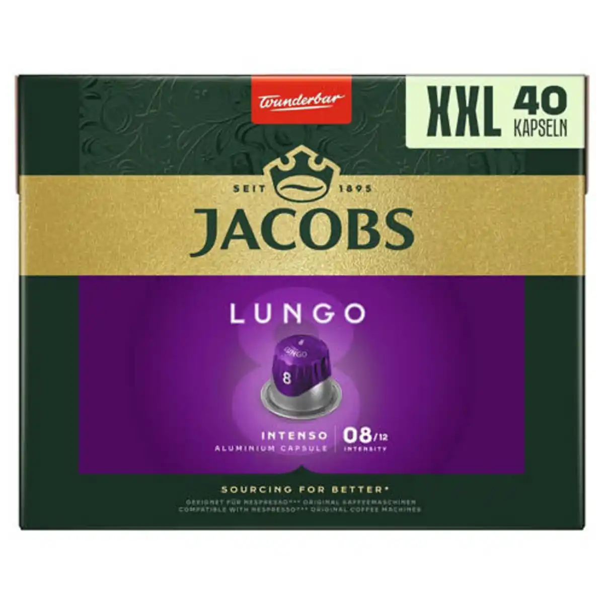 Bild 1 von JACOBS Kaffeekapseln 208 g, Lungo Intenso
