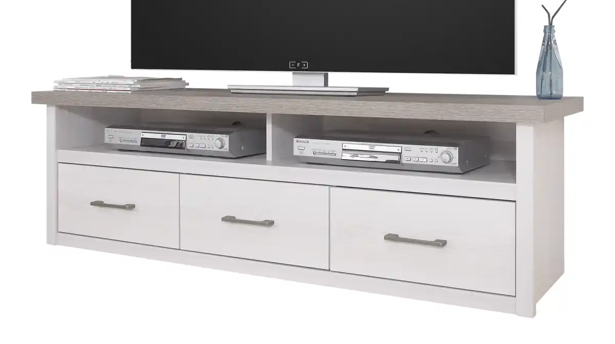 Bild 1 von TV - Lowboard Pinie weiß 142 cm TV - Board - LUCA