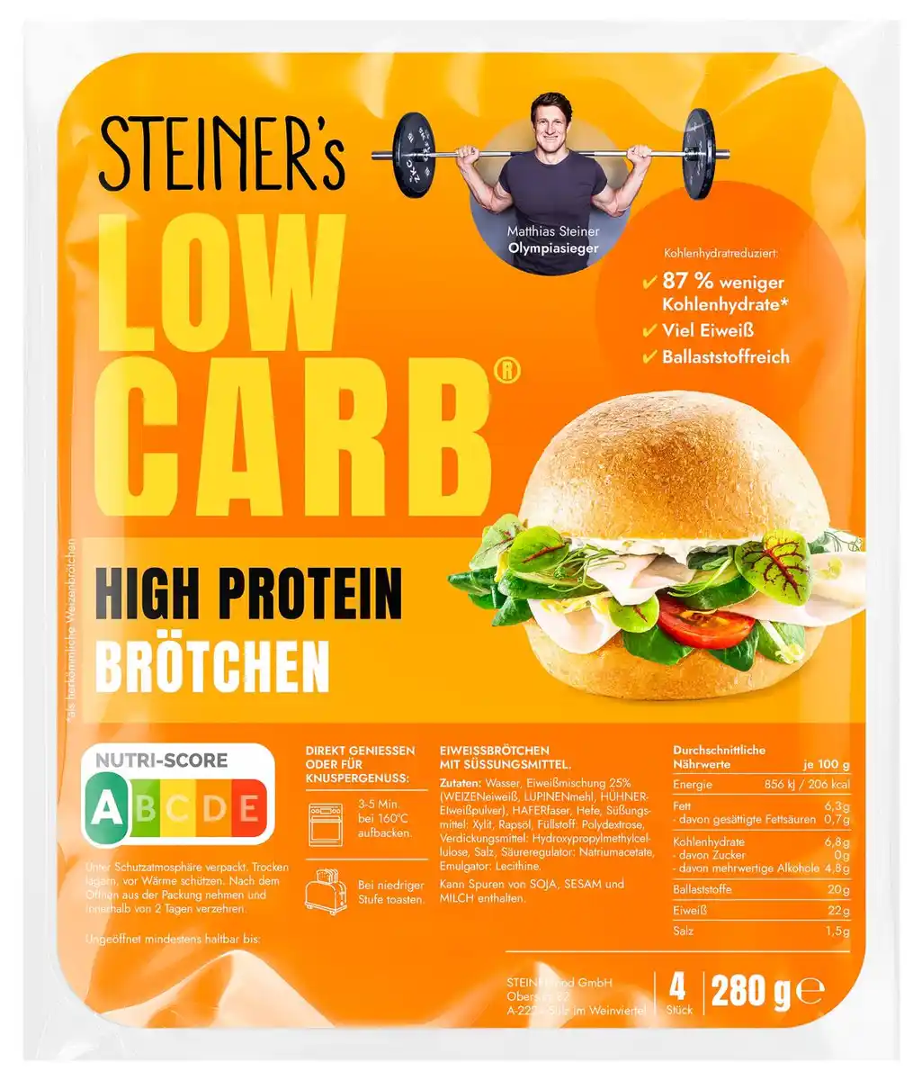 Bild 1 von STEINER'S LOWER CARB High-Protein-Teigwaren, 250 - 280-g-Packg.