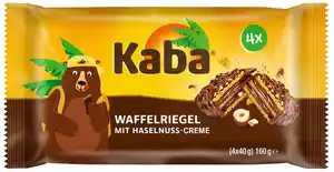 KABA Waffelriegel, 4 St. = 160-g-Packg.