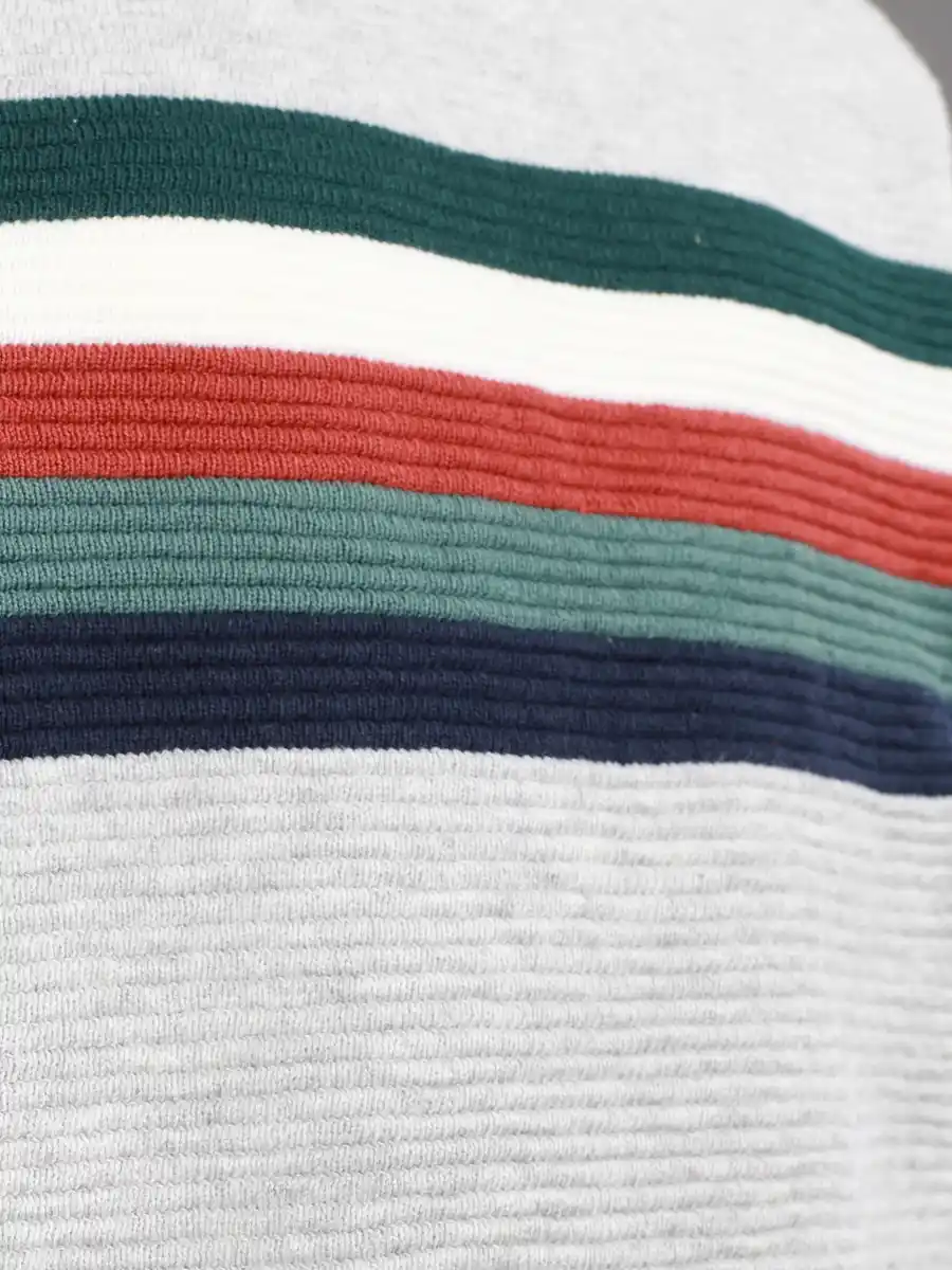 Bild 3 von Jungen Strickpullover mit Streifen Grau