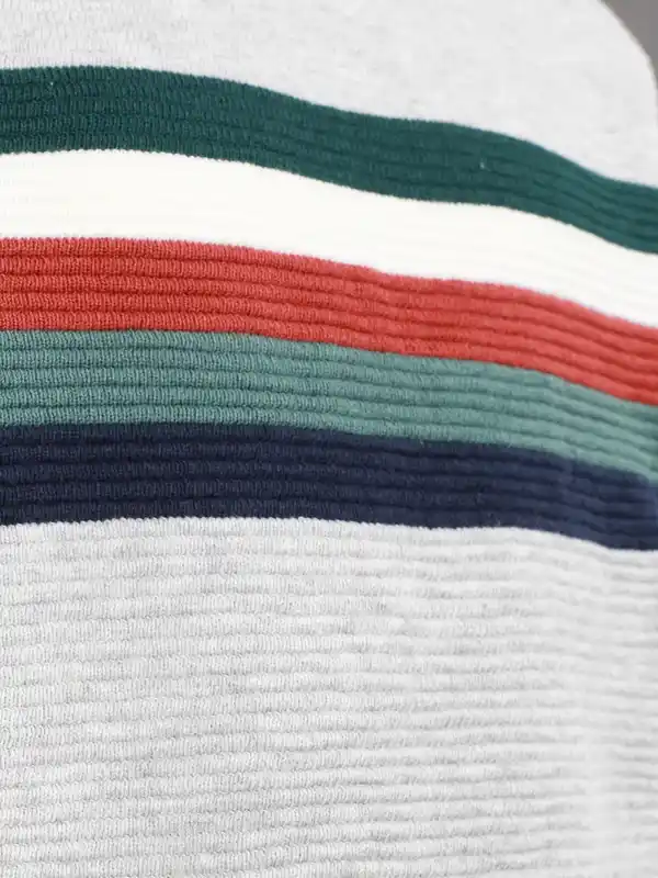 Bild 3 von Jungen Strickpullover mit Streifen Grau