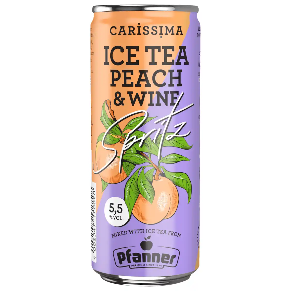 Bild 1 von Carissima Ice Tea Peach & Wine Spritz Pfanner 0,25l