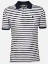 Bild 1 von Herren Poloshirt mit Streifen Weiß