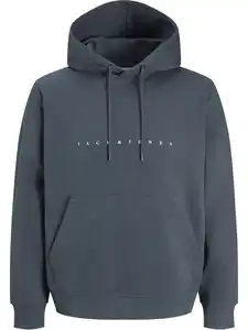 Jack & Jones JJESTAR JJ SWEAT Hoodie Grau
