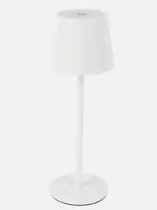 LED Akku Tischleuchte 27cm Weiß