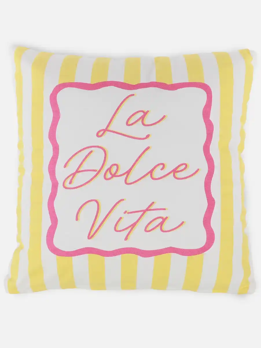 Bild 2 von Kissen "La Dolce Vita" 45x45cm Gelb