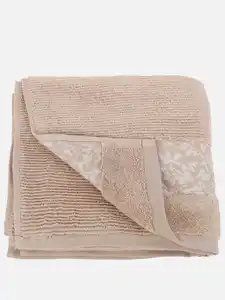 Handtuch mit Bordüre 50x100cm Beige
