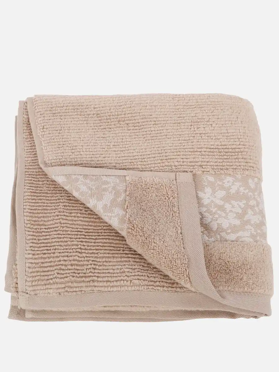 Bild 1 von Handtuch mit Bordüre 50x100cm Beige