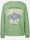 Bild 2 von Damen Sweatshirt mit Backprint Grün